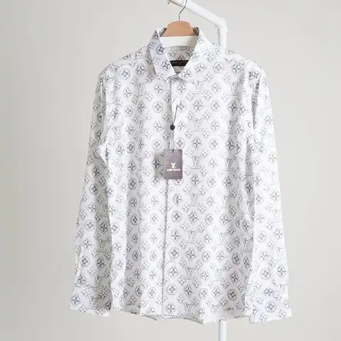 루이비통 모노그램 슬리브드 패턴 셔츠