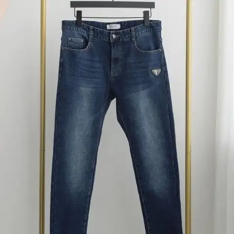 프라다 기모 융털 빈티지 진청 데님팬츠
