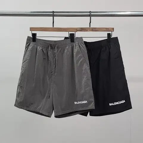 발렌시아가 클래식로고 메탈나일론 5부 팬츠