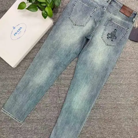 프라다 벨보이 수입 데님 팬츠