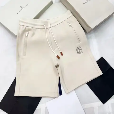 브루넬로 쿠치넬리 코튼 터치 남성 반바지