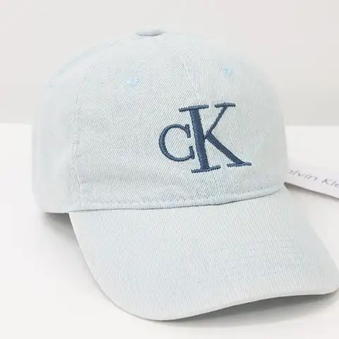 켈빈 클라인 수입 CK 빅 로고 코튼 데님 볼캡