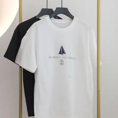 브루넬로쿠치넬리 코튼 티셔츠