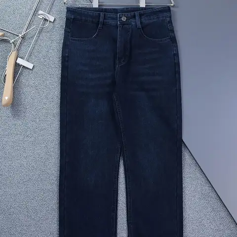 버버리 기마스틸로고 패치 기모 데님 청바지