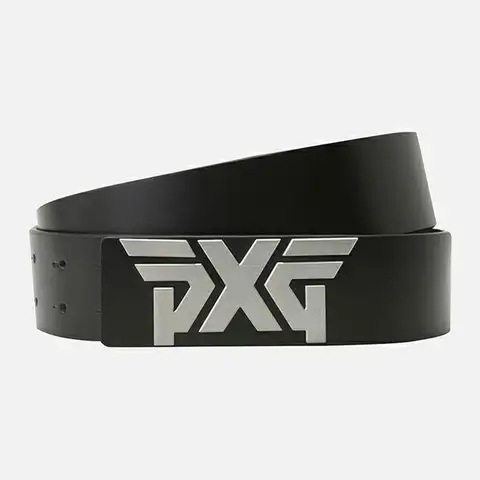 PXG 시그니쳐 로고 벨트 (블랙/화이트)