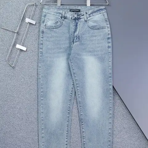 크롬하츠 말발굽엠보 로고 워싱 데님 팬츠