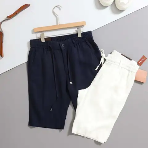 로로피아나 린넨 데일리 하프 팬츠