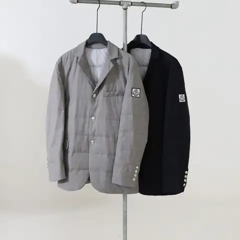 몽클레어 감마블루 덕다운 블레이져 자켓