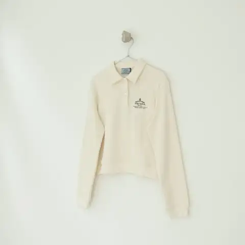 프라다 엠브로이드 폴로 롱슬리브