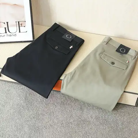 몽클레어 그레노블 와펜로고 스판코튼팬츠
