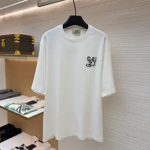 에르메스 H 퍼즐 코튼 크루넥 티셔츠