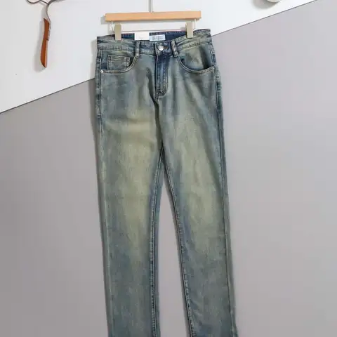 브루넬로쿠치넬리 헤리티지 레더 패치 워싱 데님 팬츠