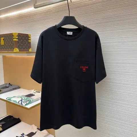 셀린느 트리옹프 자수로고 티셔츠