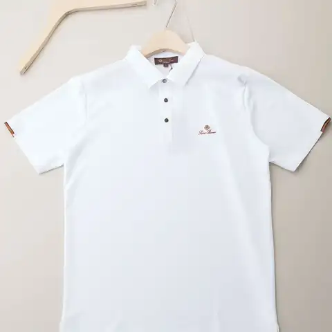 로로피아나 로고 폴로 셔츠