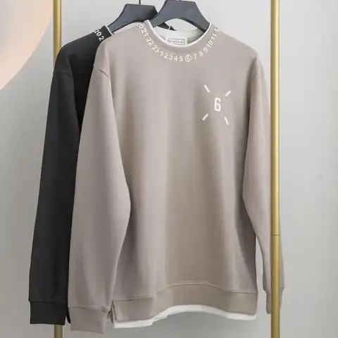 메종마르지엘라 넥넘버 레이어드 맨투맨