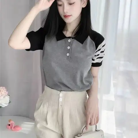 톰브라운 숄더배색 카라