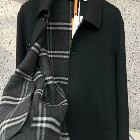 버버리 미드 렝스 울 카 코트