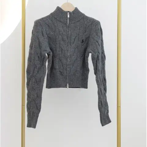 폴로 25FW Wool and cashmere cable knit jumper