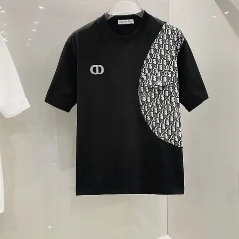 디올 포켓 오블리크 티셔츠