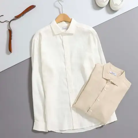 로로피아나 썸머 린넨 긴팔 셔츠