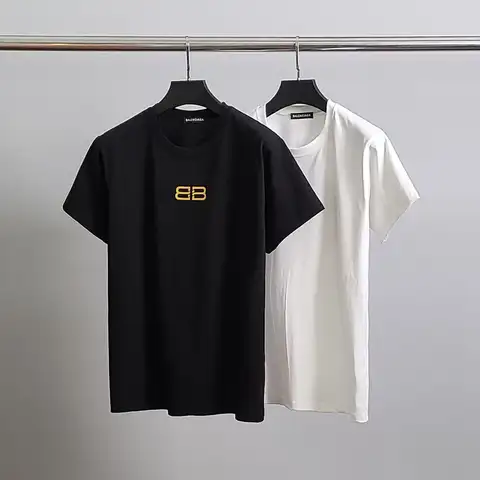 발렌시아가 오렌지로고 코튼 반팔티