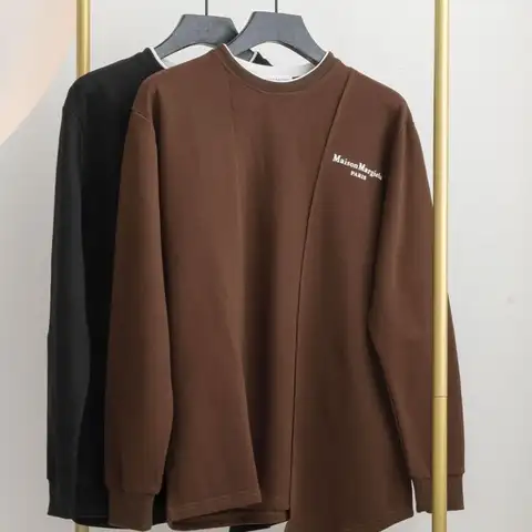 메종마르지엘라 언발 레이어드 맨투맨