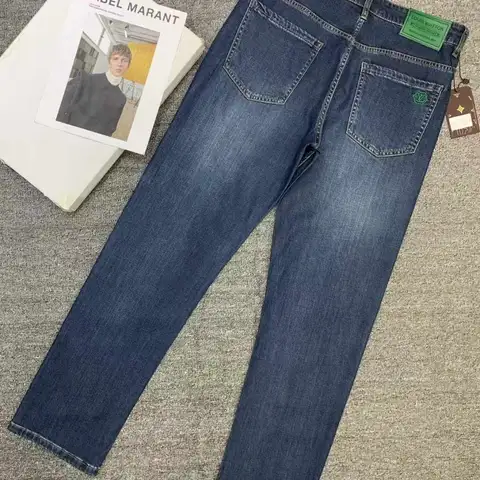 루이비통 그린로고 데님 팬츠