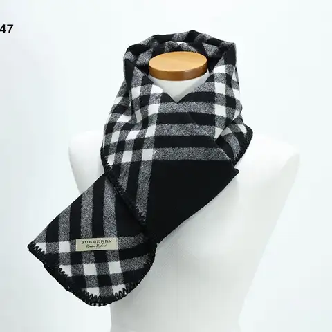 버버리 체크 울 머플러