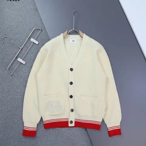 아미 빅하트 슬리브리스 V넥 가디건