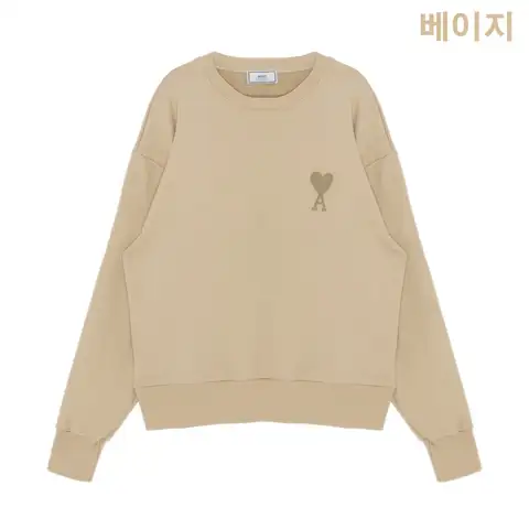 아미 신상 자수 맨투맨